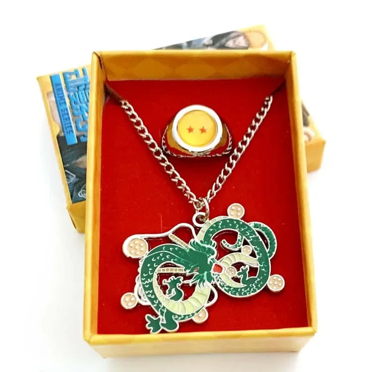 Pack Bague Collier Dbz 2 Étoiles