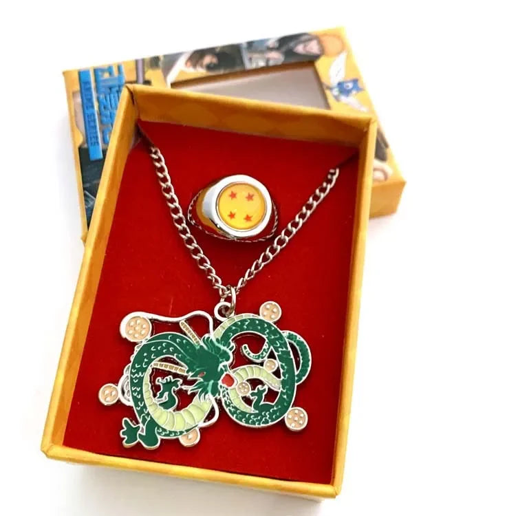 Pack Bague Collier Dbz 4 Étoiles